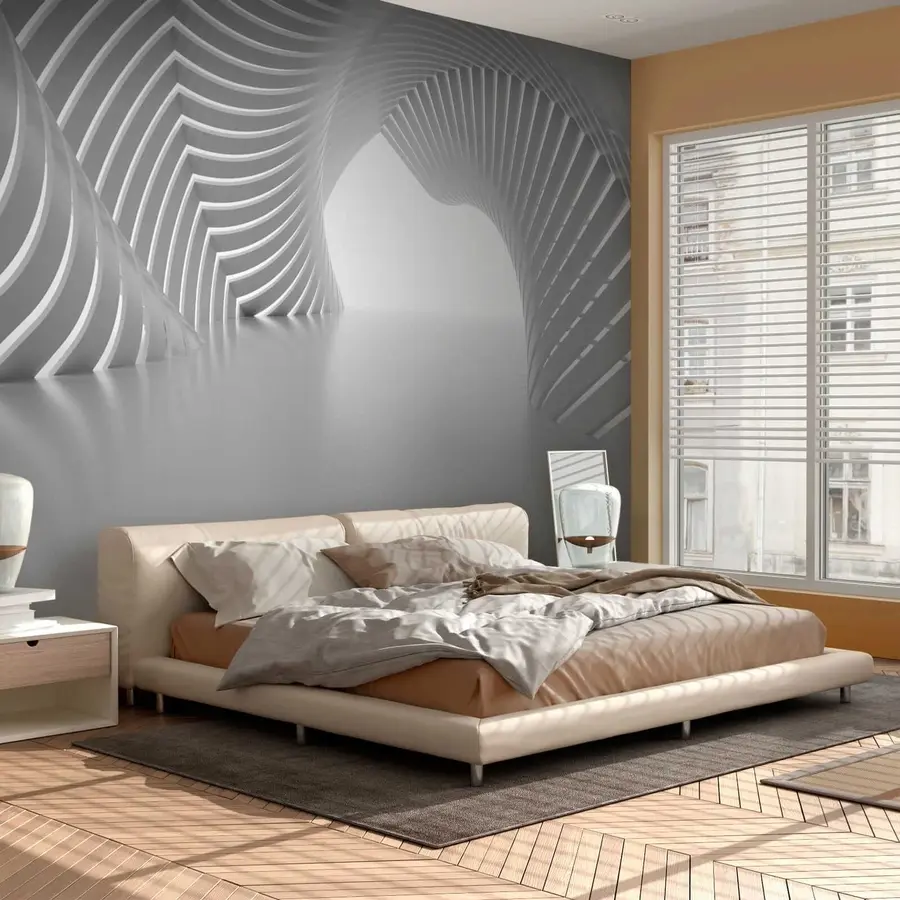 Fototapete Weißer Tunnel u02035