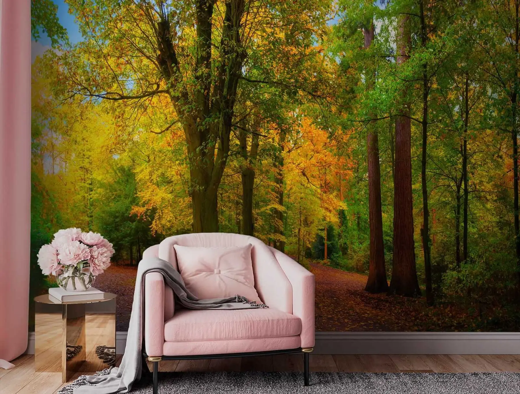 Fototapete Herbst Wald u08547