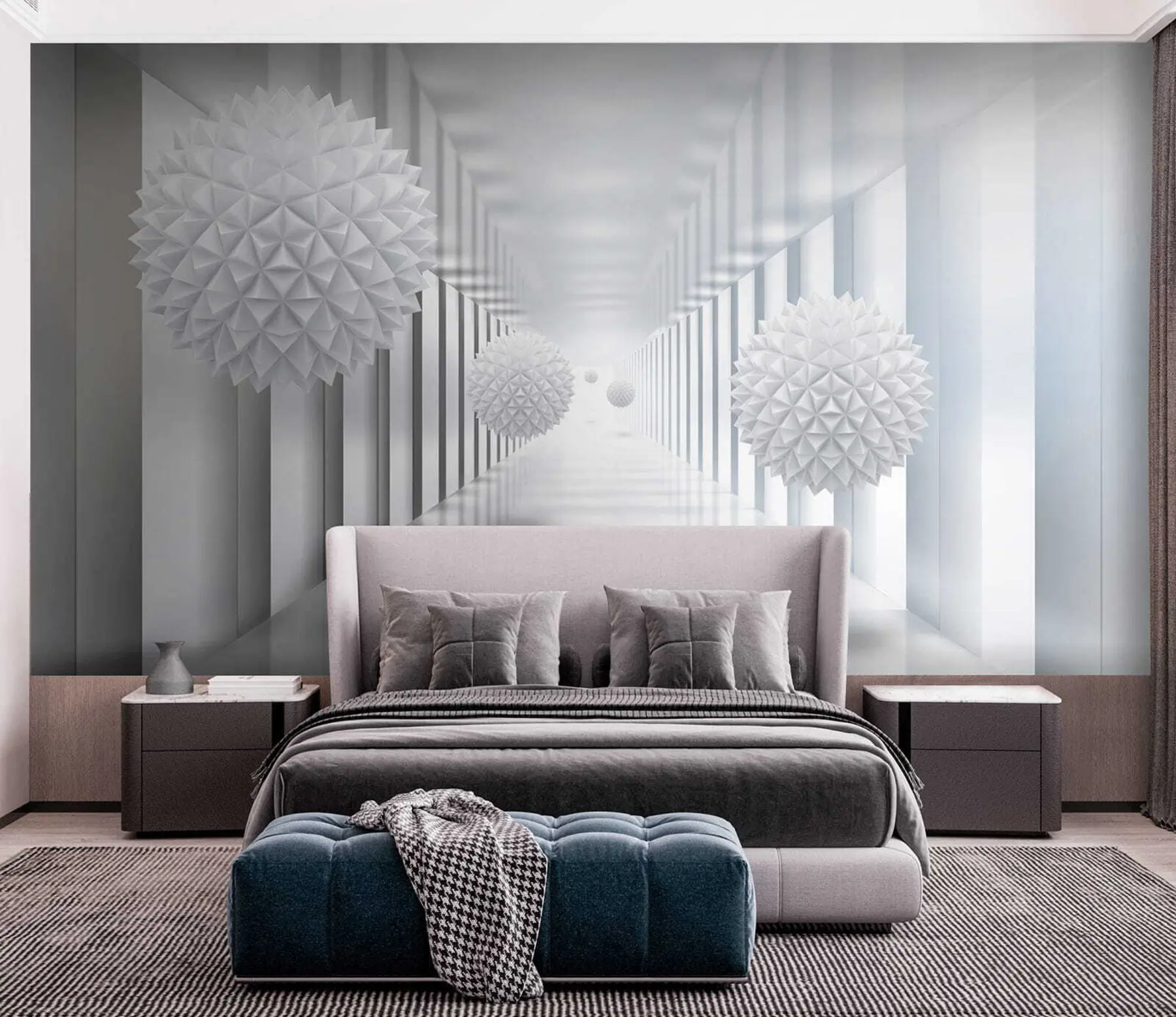 Fototapete Bälle im Tunnel u24571