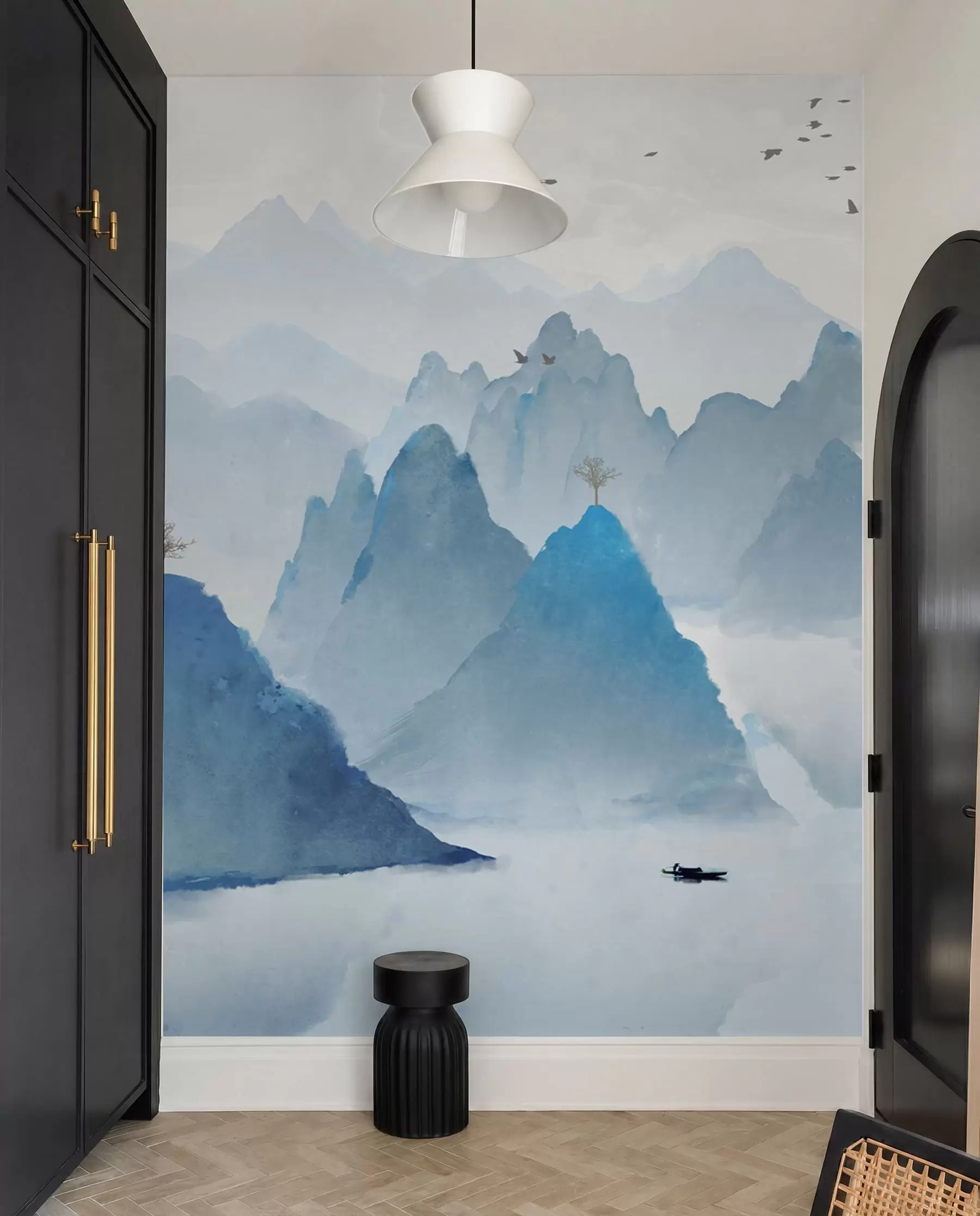 Fototapete Blaue Berge u32523