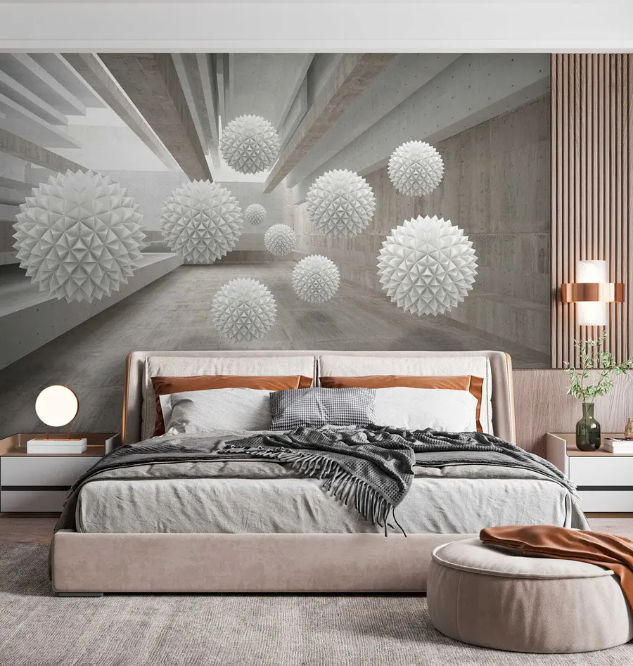 Fototapete Kugeln schweben in der Luft u34969