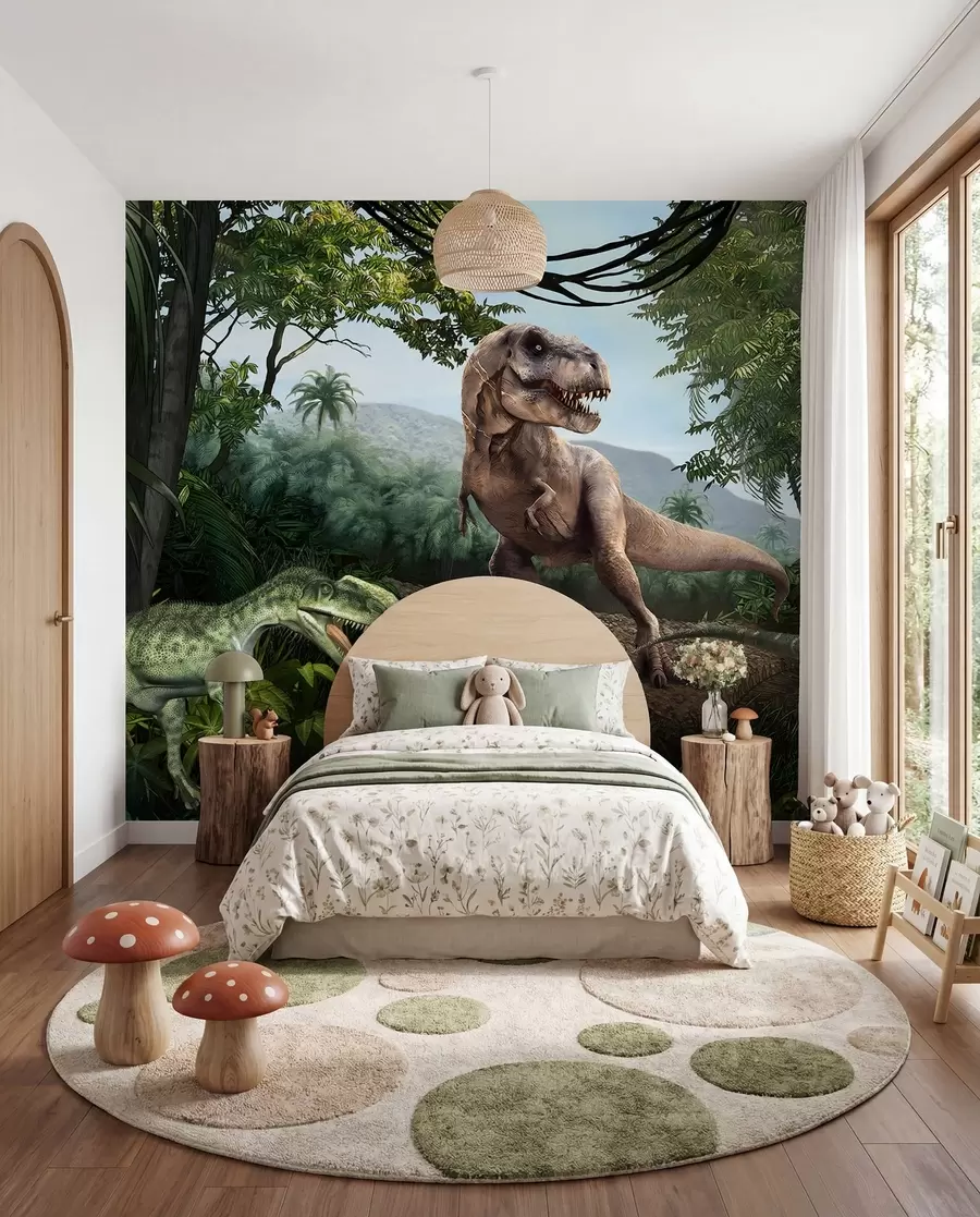 Fototapete Dinosaurier im Dschungel u36756