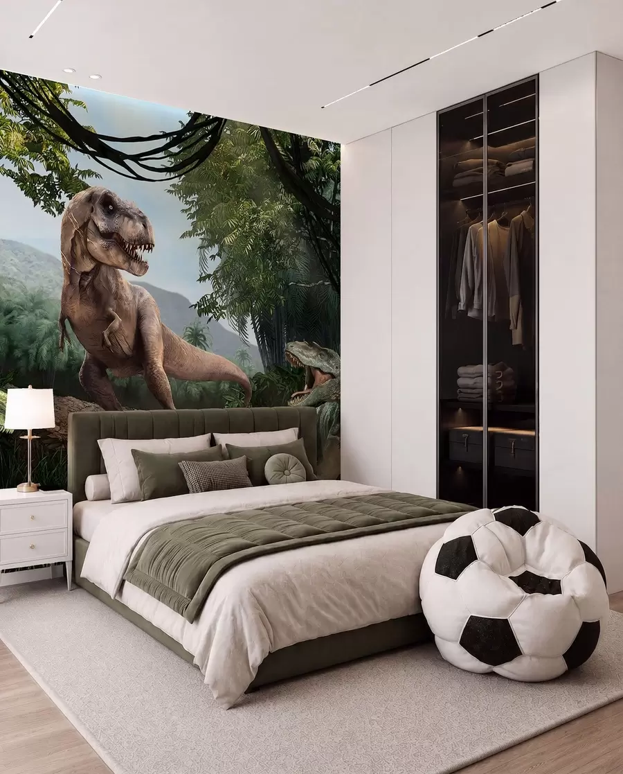 Fototapete Dinosaurier im Dschungel u36756