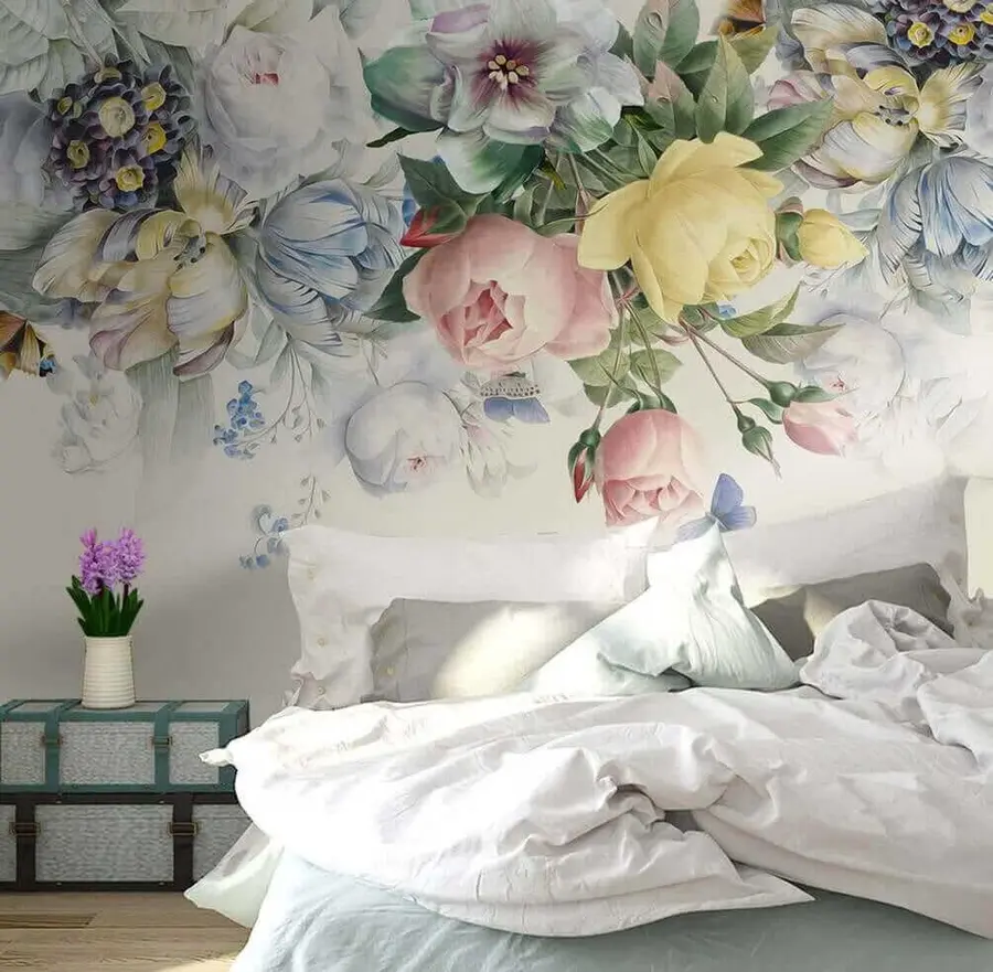 Fototapete Zartes Blumenbouquet u39845