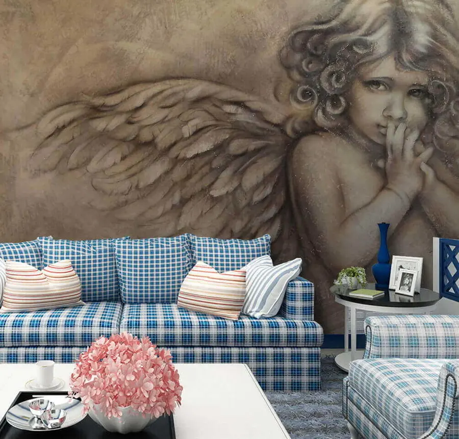 Fototapete Nachdenklicher Cherub u42552