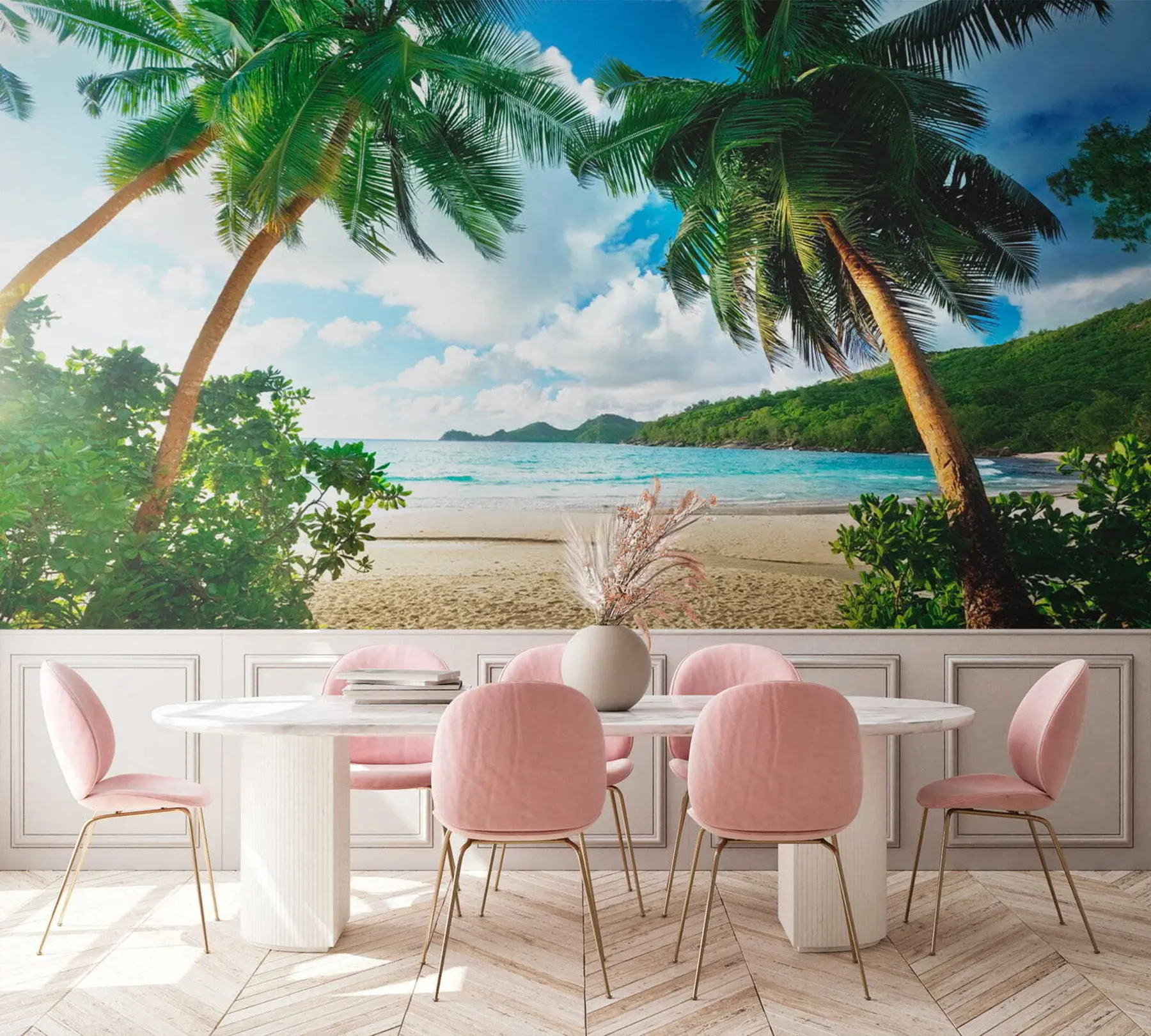 Fototapete Ruhen Sie sich unter den Palmen aus u53753