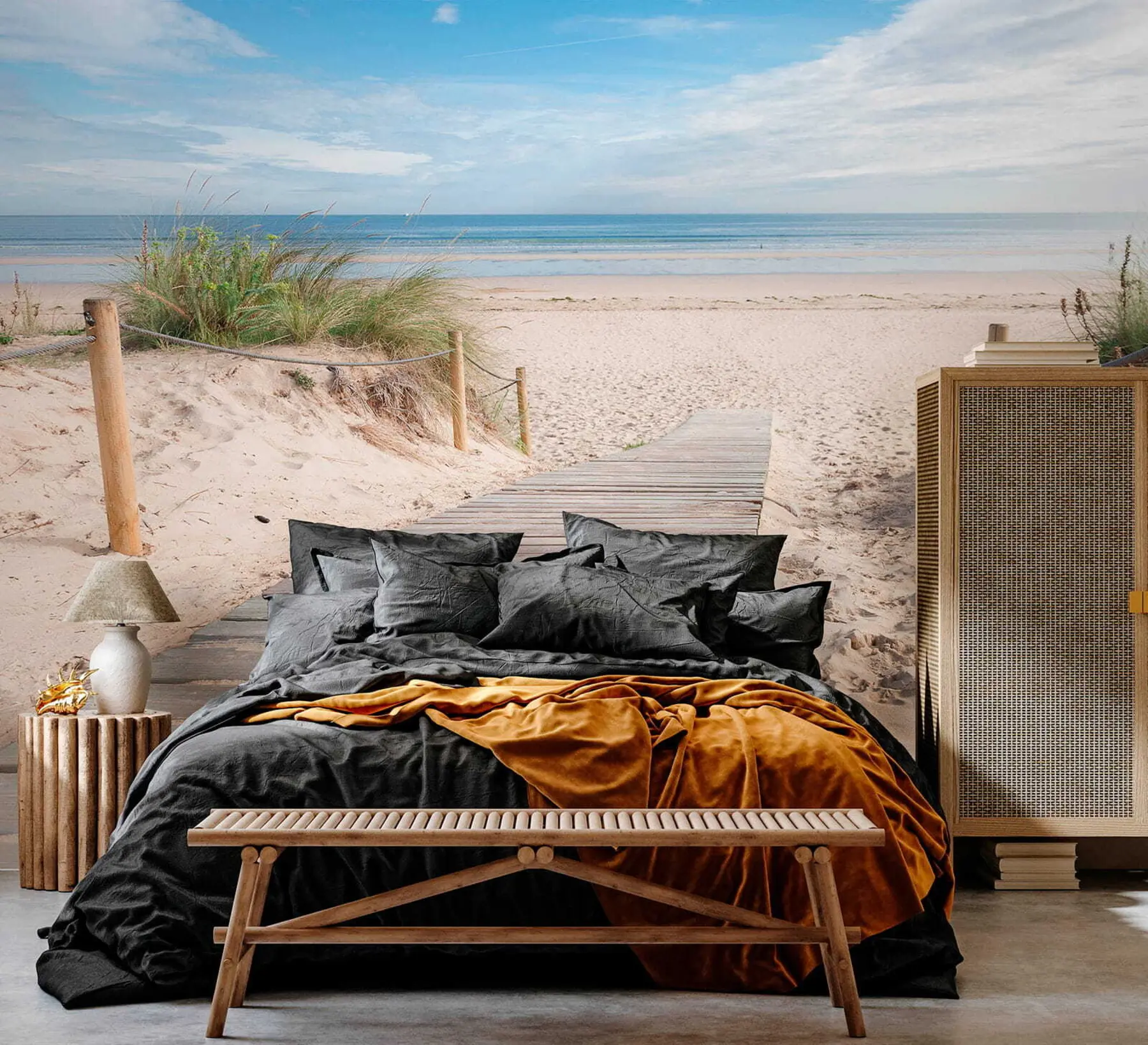 Fototapete Weg zum Sandstrand u54357