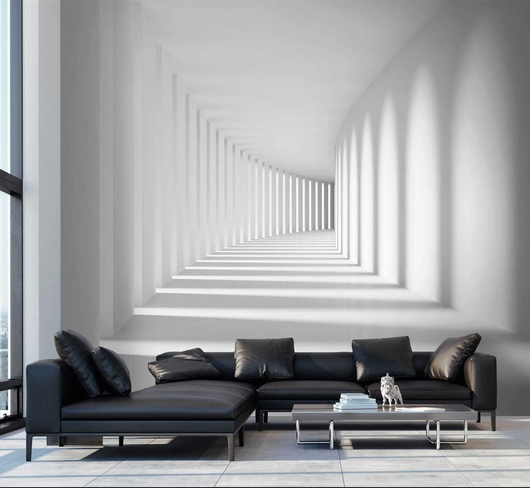 Fototapete Schatten im Tunnel u55301