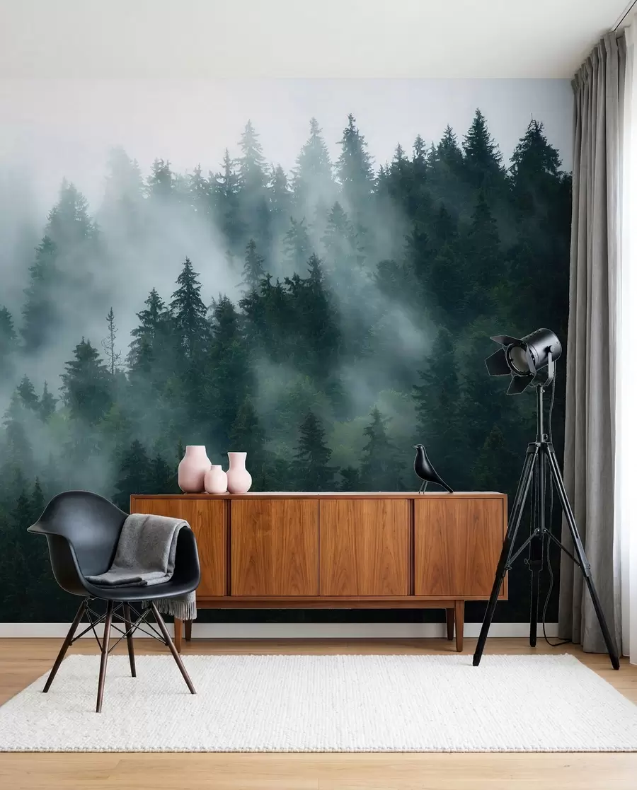 Fototapete Nebliger Wald u57914
