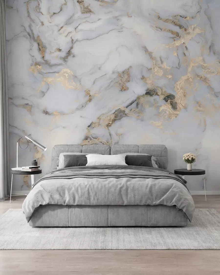 Fototapete Marmor in Gold u60555
