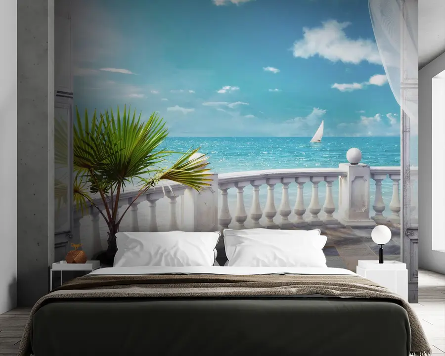 Fototapete Blume, Pflanze e weiß u26132