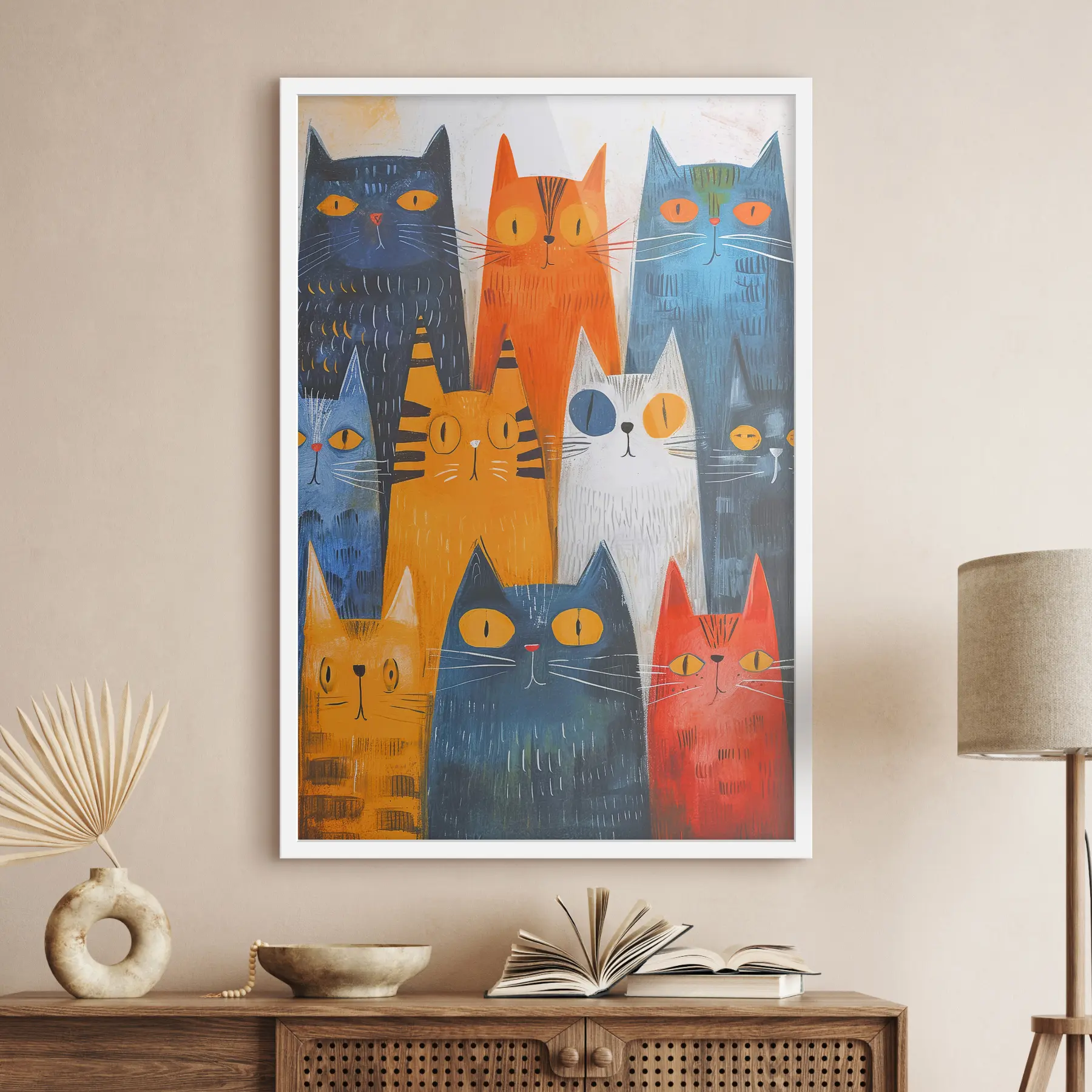 Fototapete Katze und Freude f37559