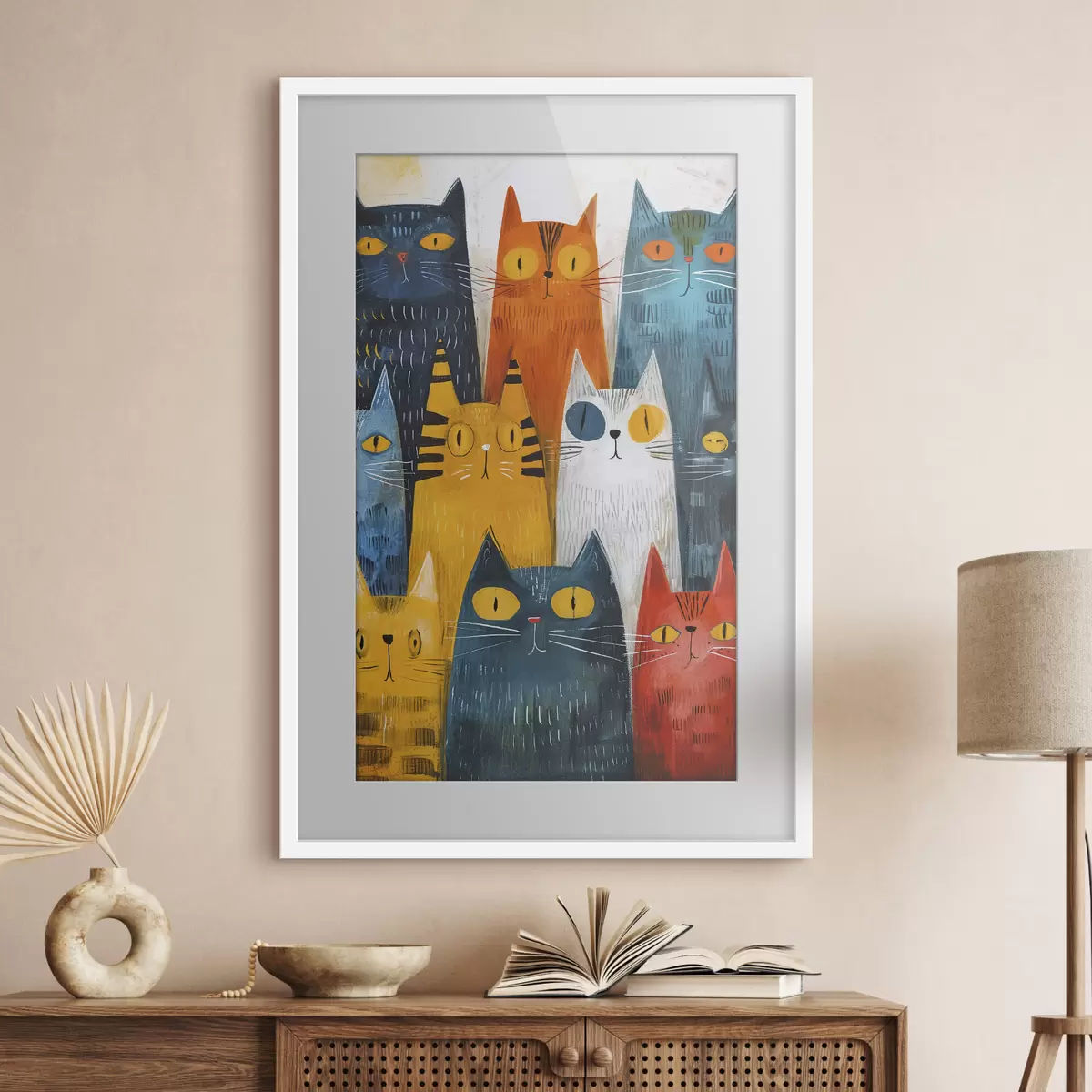 Poster Katze und Freude f37559