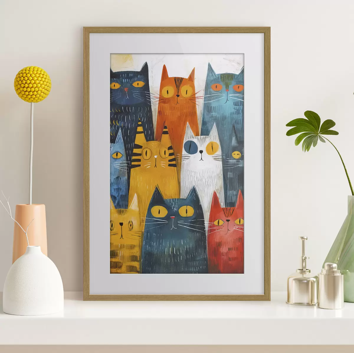 Poster Katze und Freude f37559