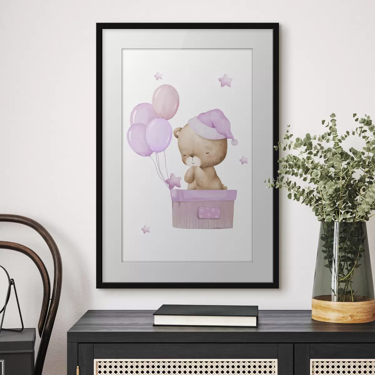 Poster Teddybär und Zartheit f37918v2