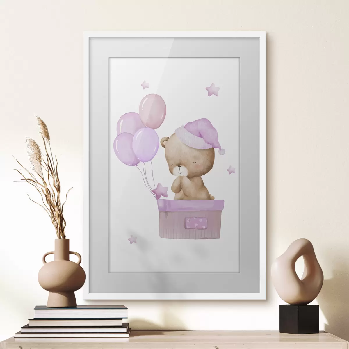Poster Teddybär und Zartheit f37918v2