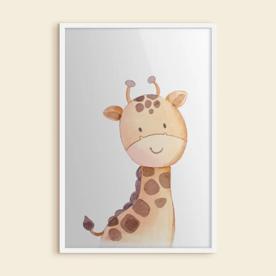Fototapete Eine niedliche Giraffe f37920