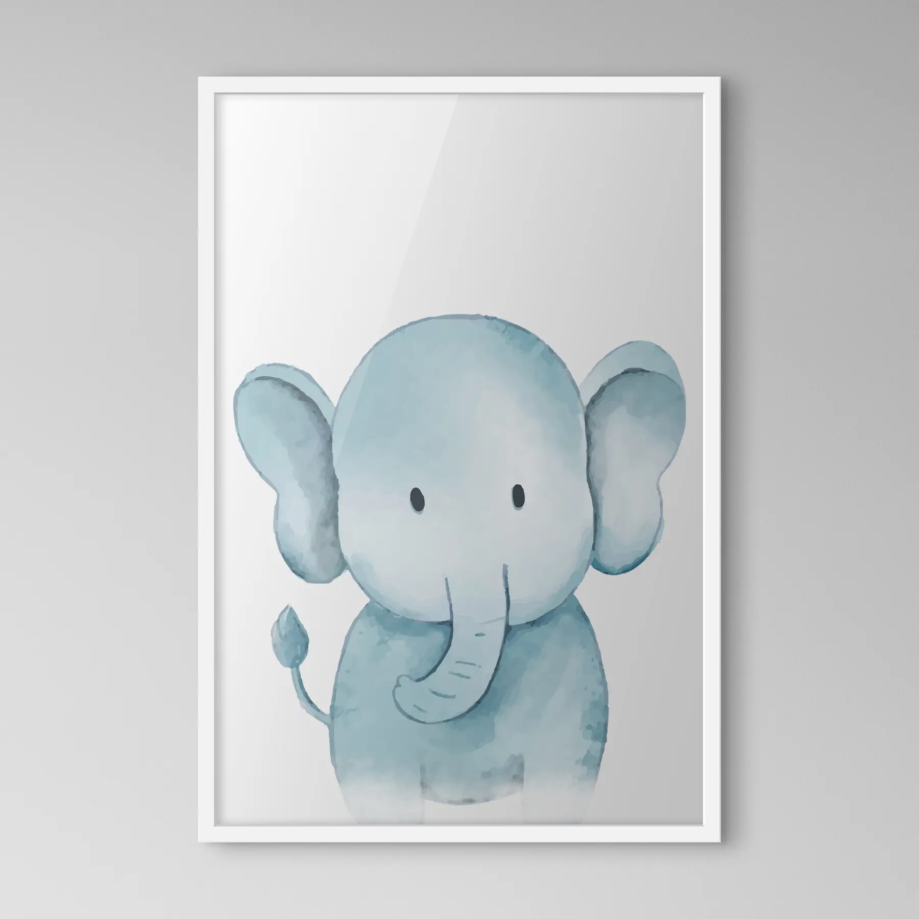 Fototapete Ein süßes Elefantenbaby f37922