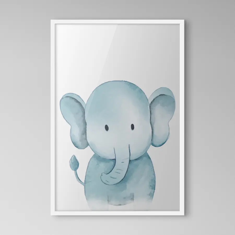 Fototapete Ein süßes Elefantenbaby f37922