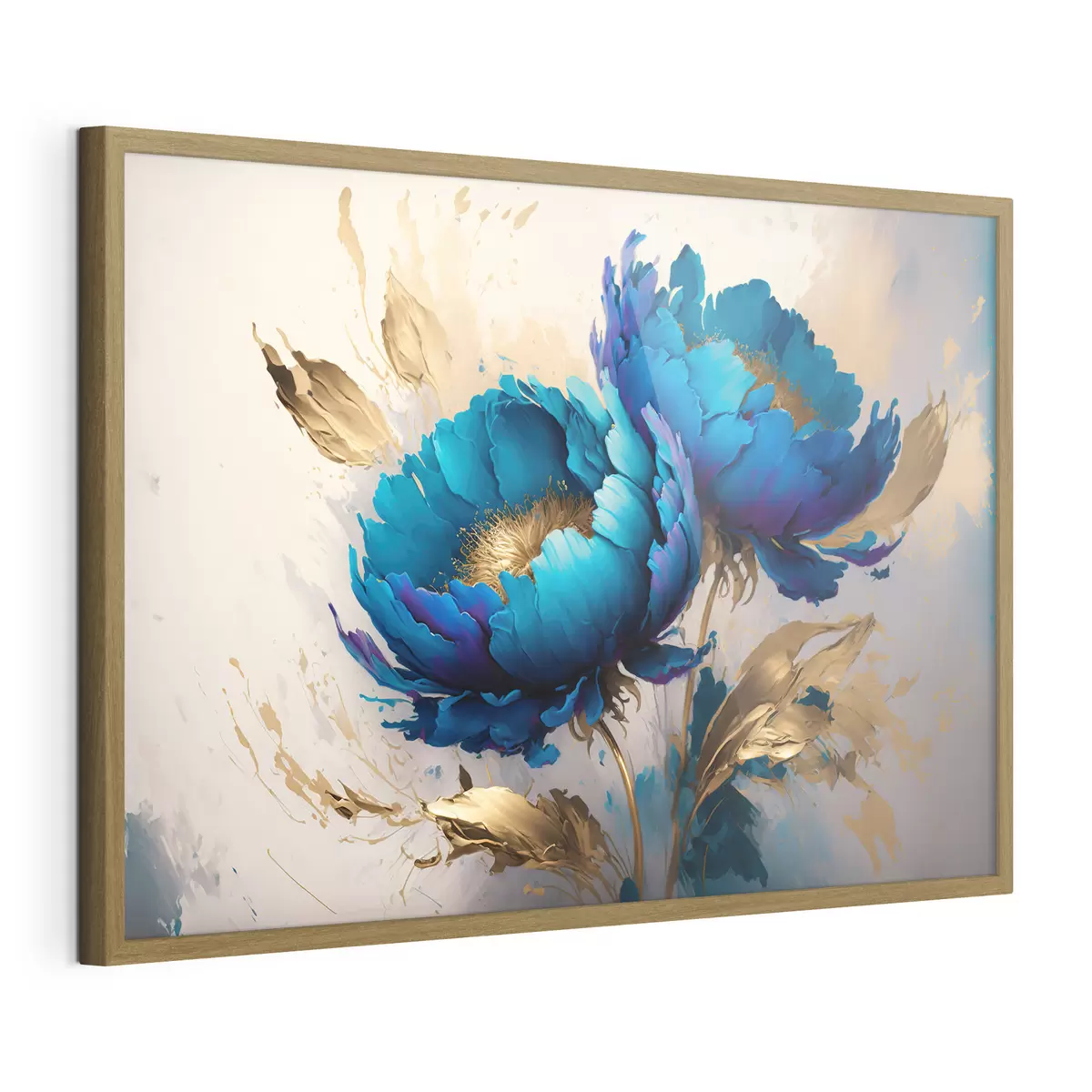 Poster Blaue Pfingstrosen f37843
