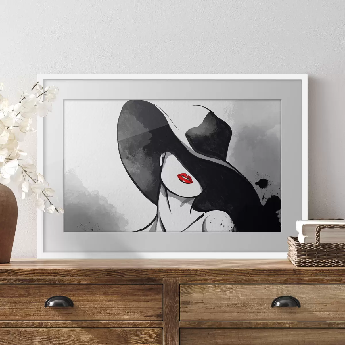 Poster Rote Lippen  f37745