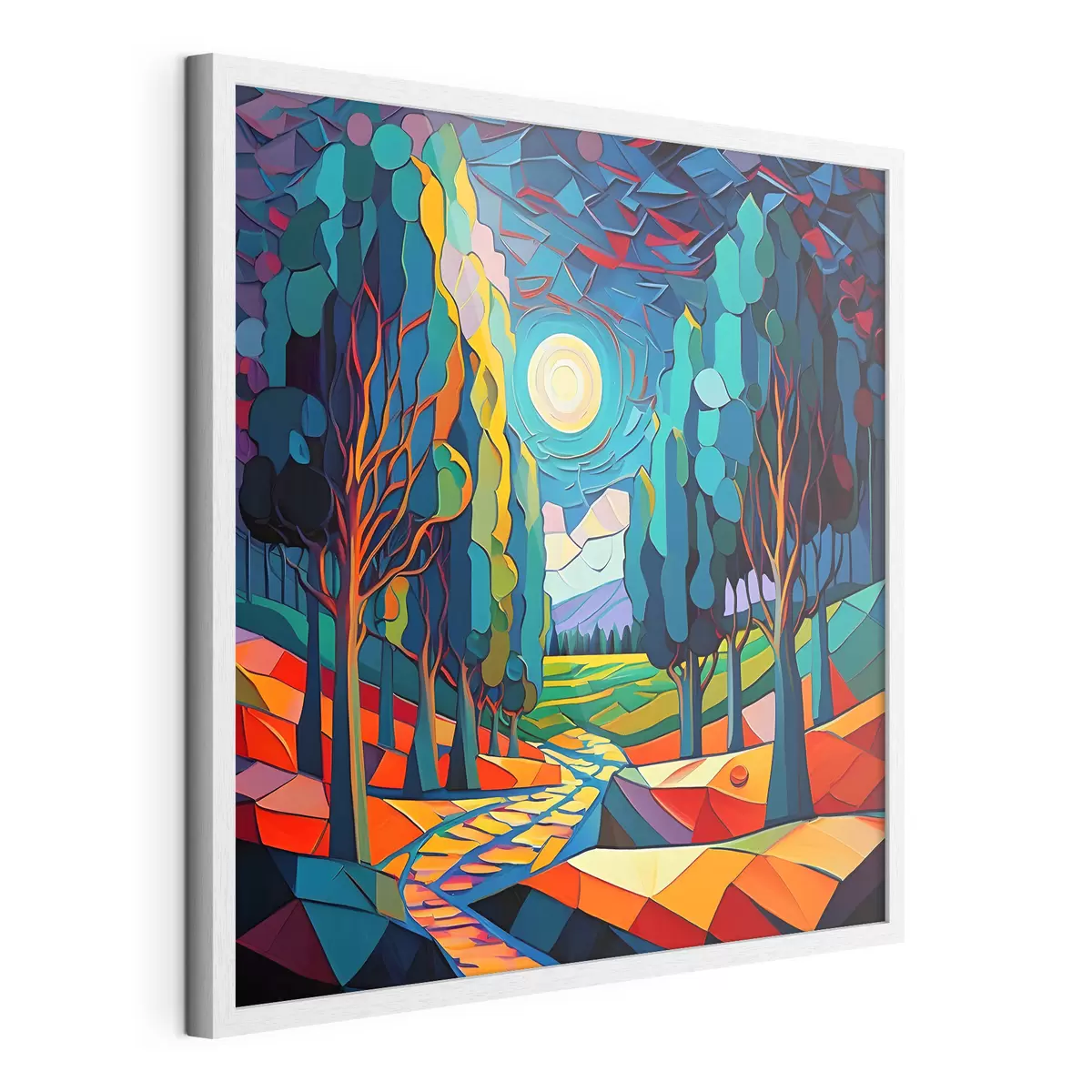 Poster Aquarell-Pfad f38054