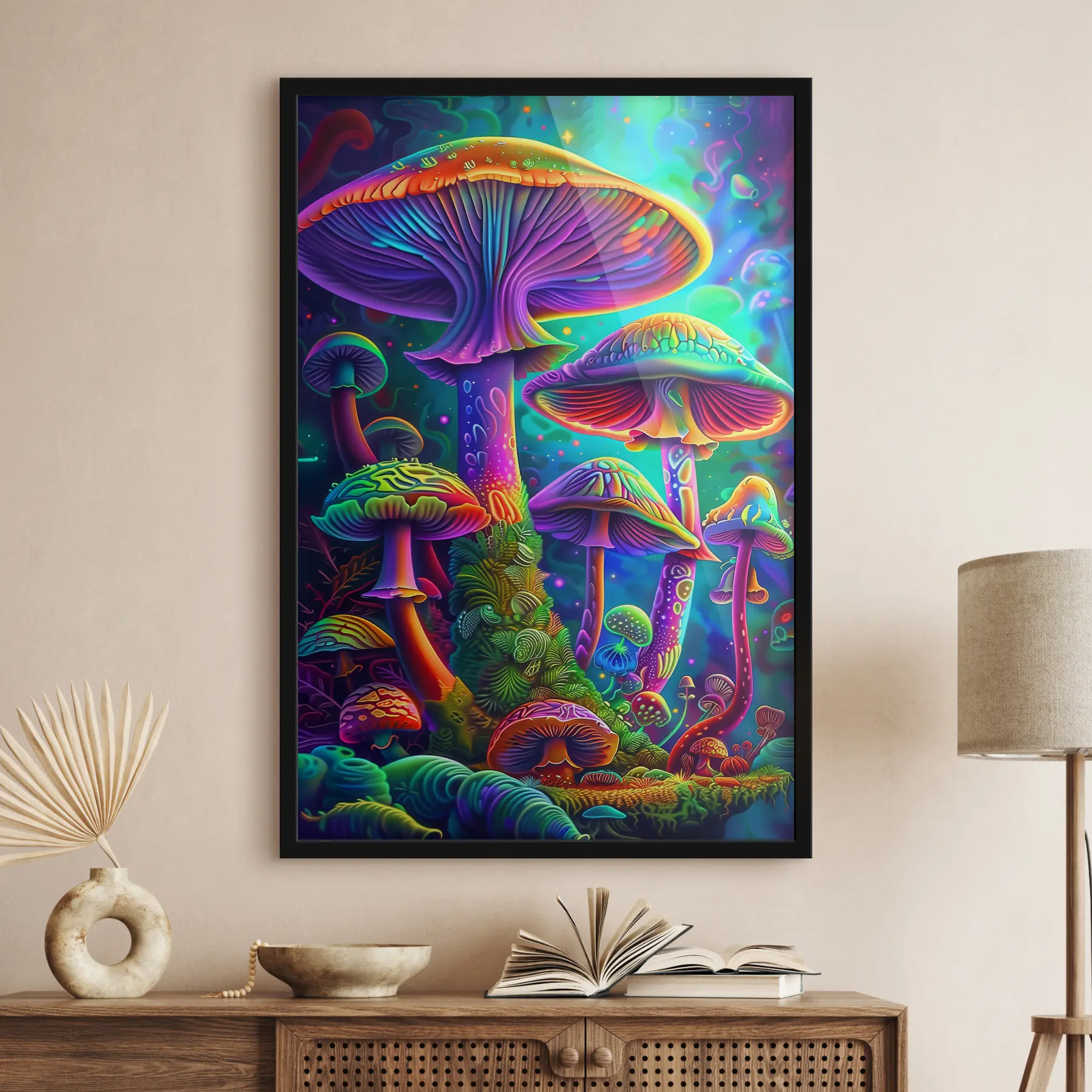 Fototapete Abstrakte Pilze f38056