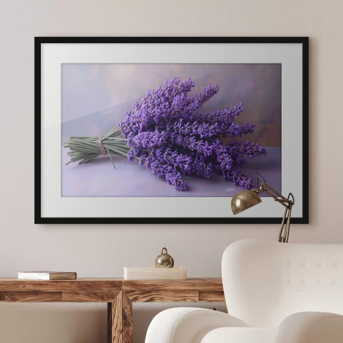 Poster Bunter Lavendel f38083