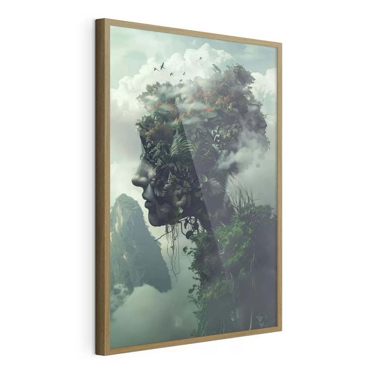 Poster Gesichter in den Bergen f38262