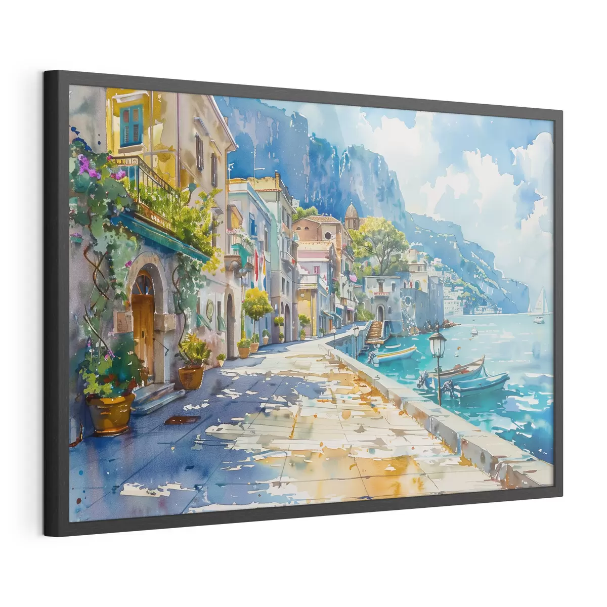 Poster Damm am Meer f38449