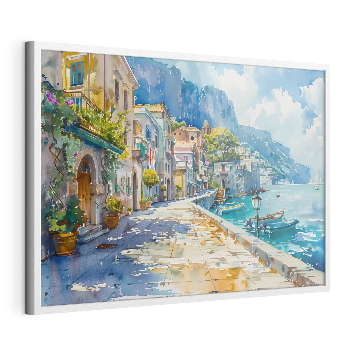 Poster Damm am Meer f38449