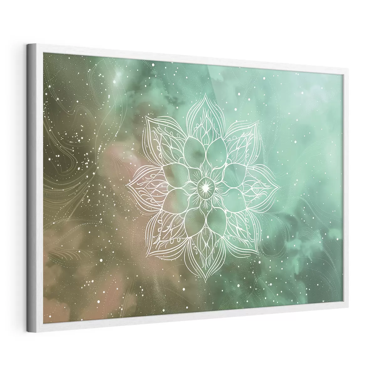 Poster Mandala grüner Ruhe f38530