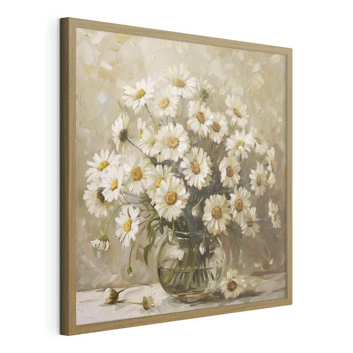 Poster Strauß Gänseblümchen in einer Vase f38647