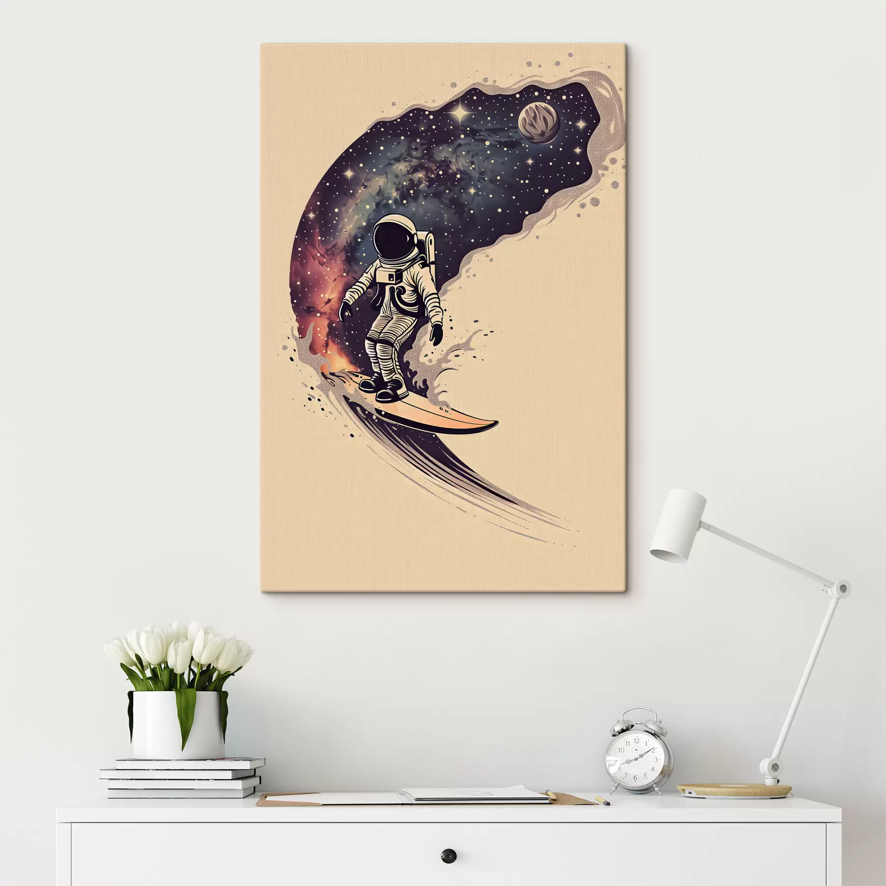 Fototapete Astronauten-Surfer s38636