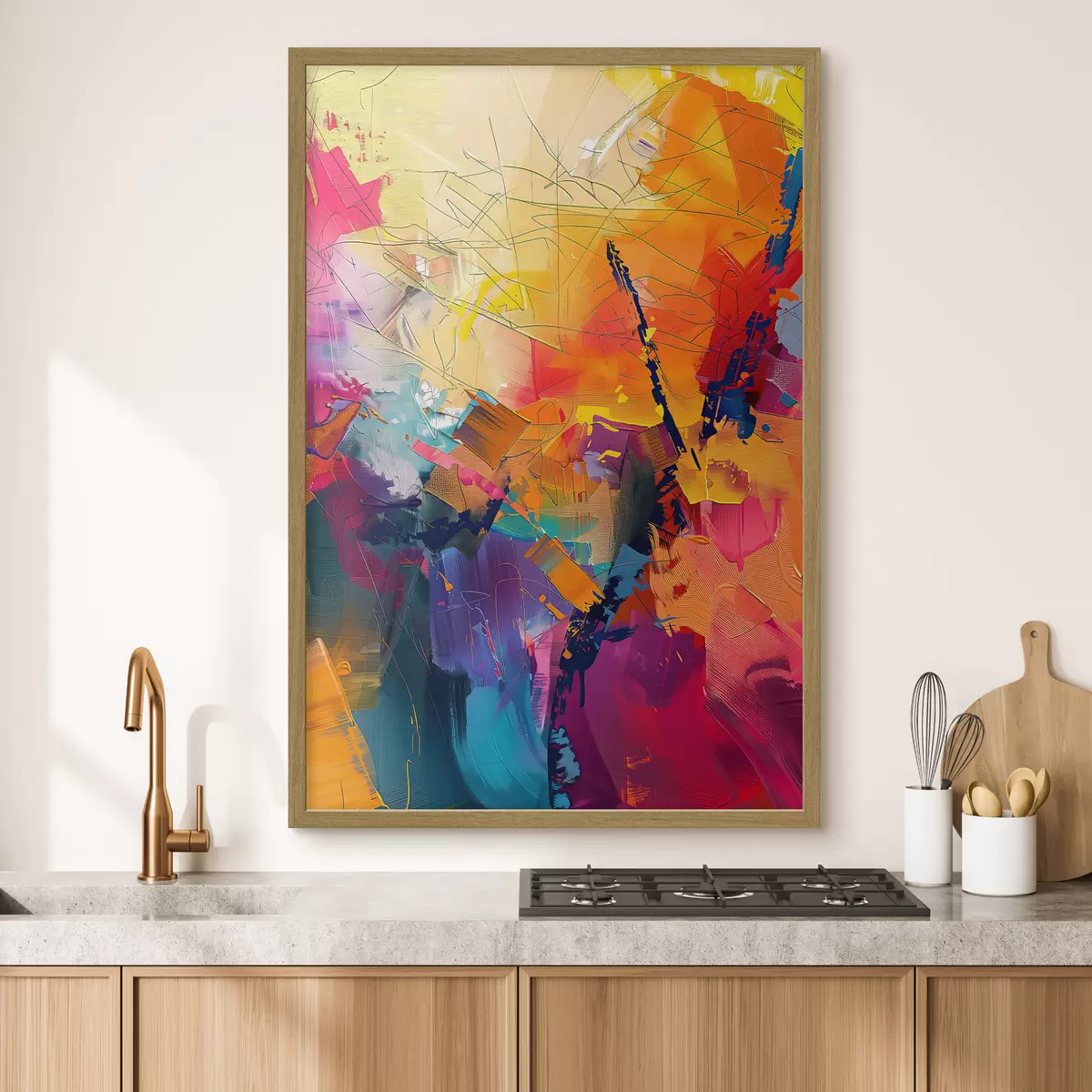 Poster Farbabstraktion f38632