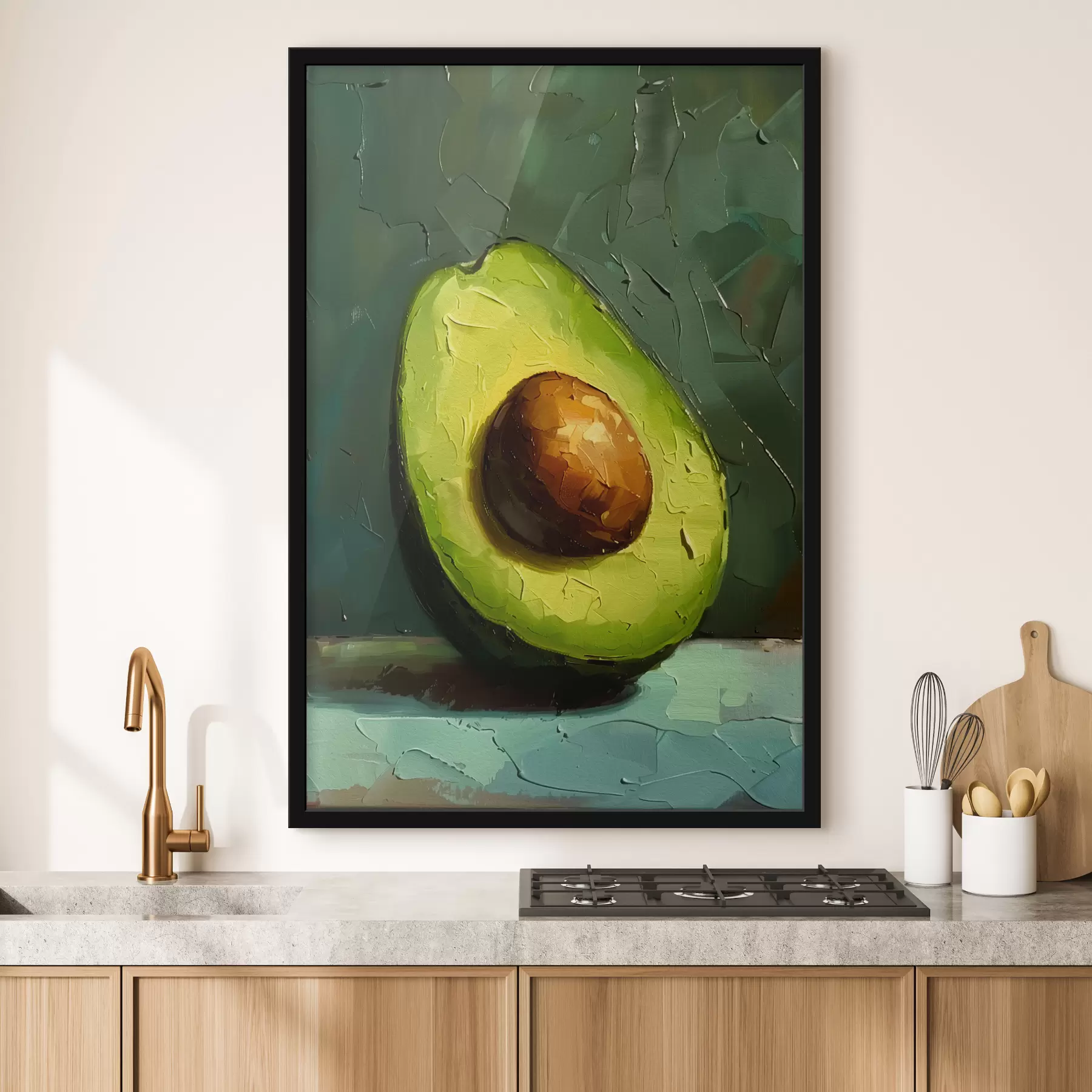 Fototapete Grüne Avocadofrucht f38778
