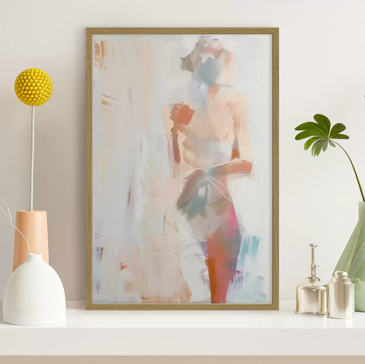 Poster Silhouette einer Frau Abstraktion neuer Trend f38783