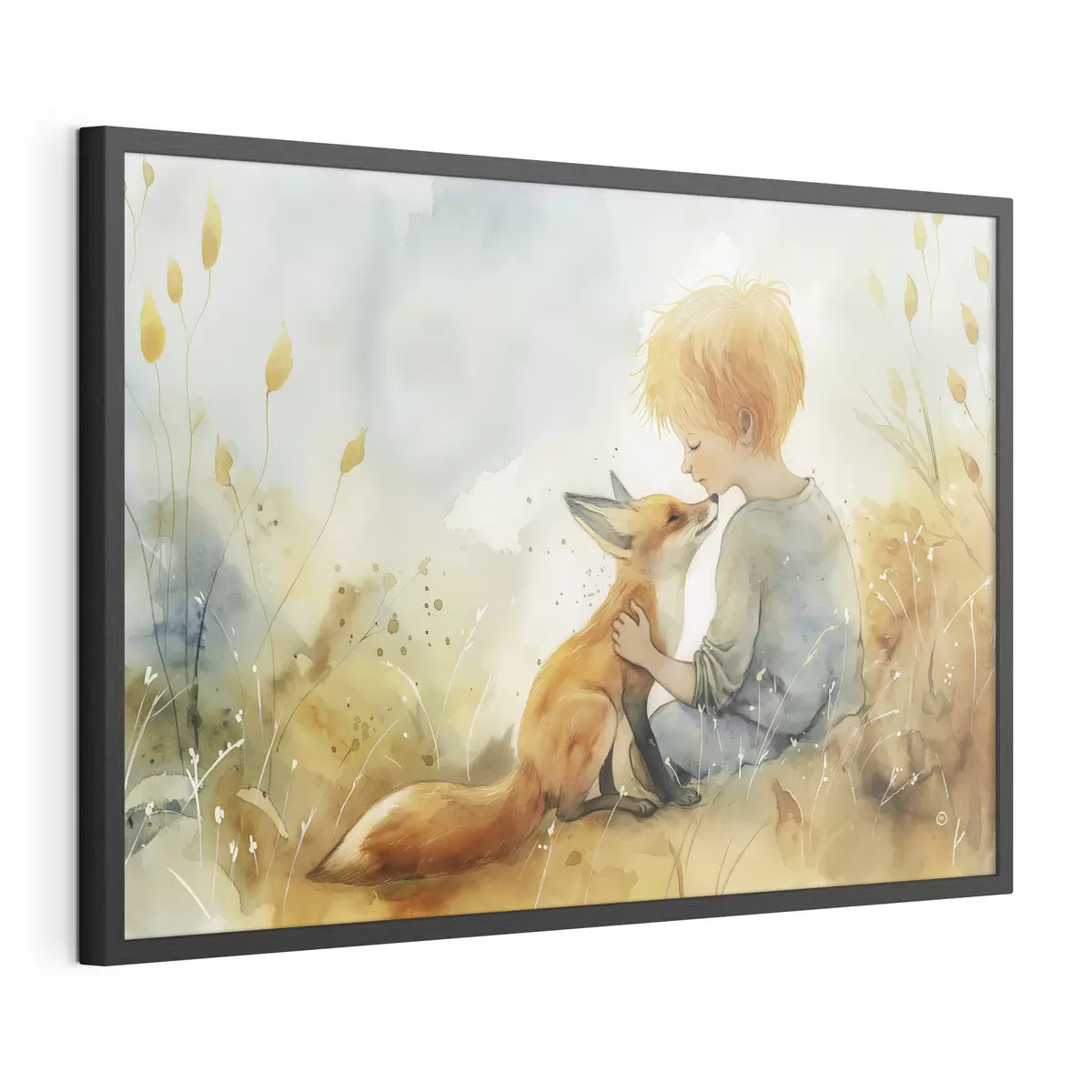 Poster Der kleine Prinz mit dem Fuchs f38790