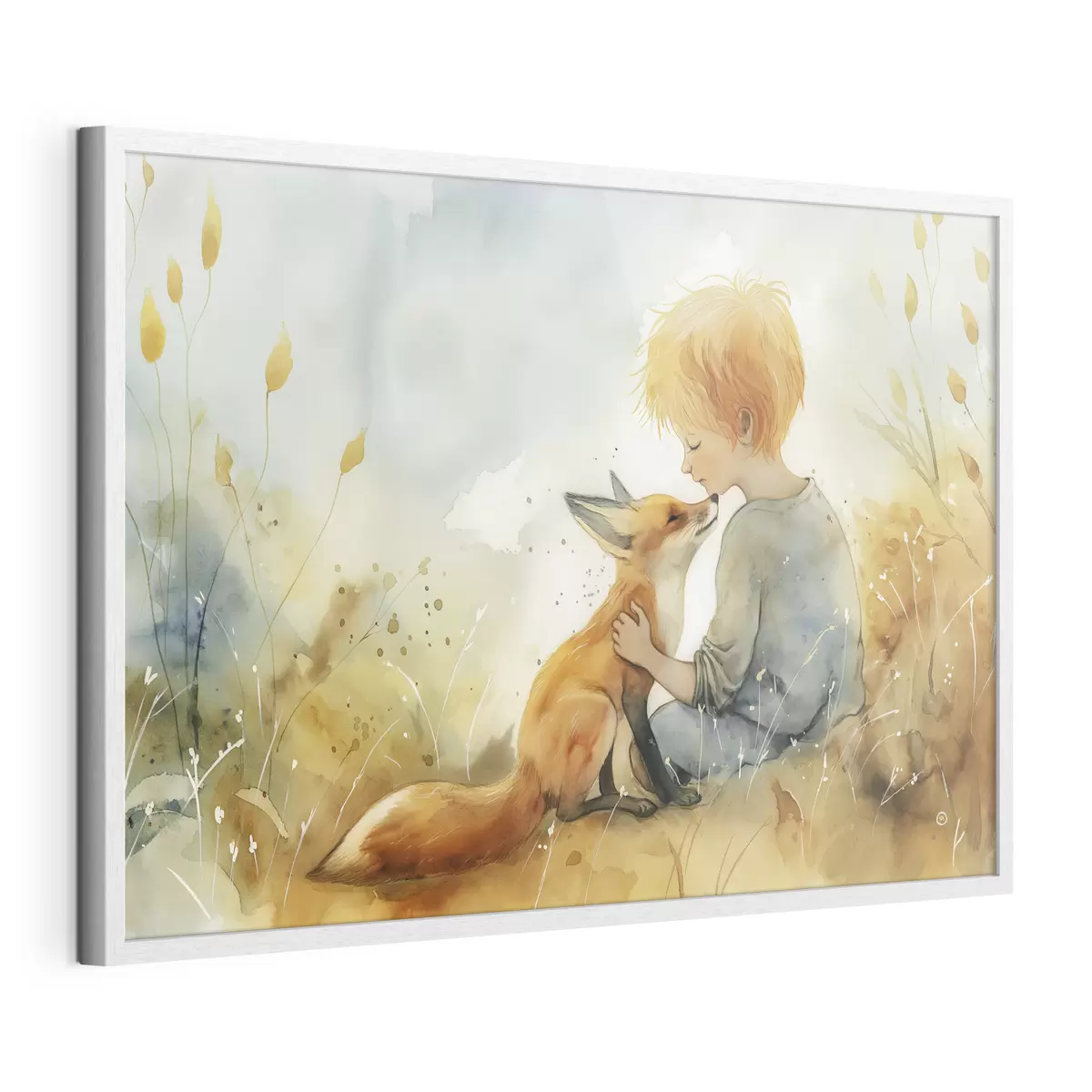 Poster Der kleine Prinz mit dem Fuchs f38790