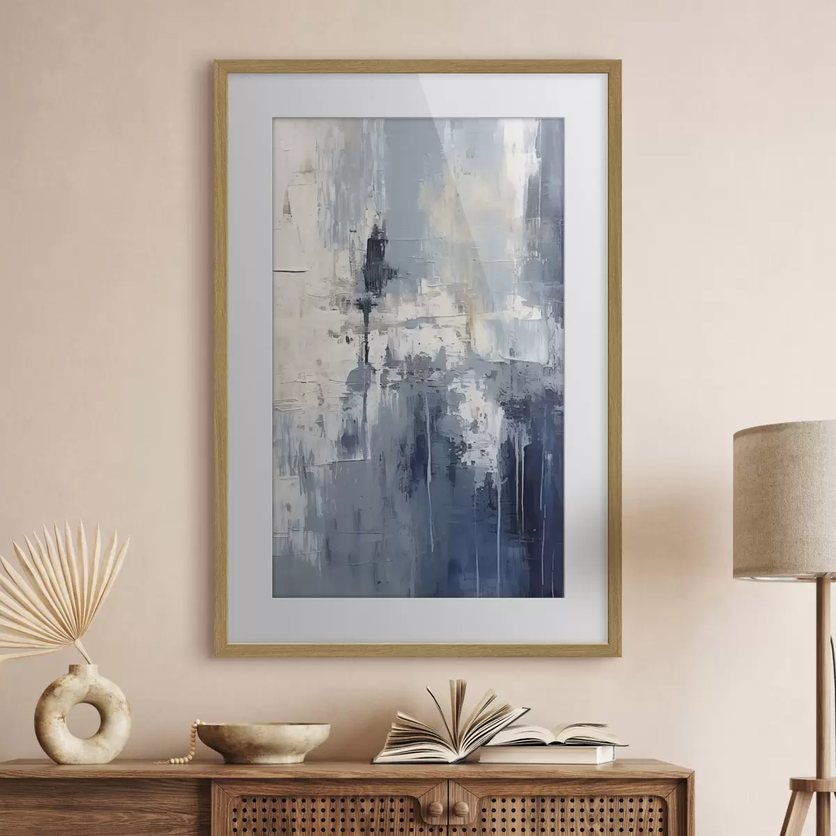Poster Blaue Pause f38906