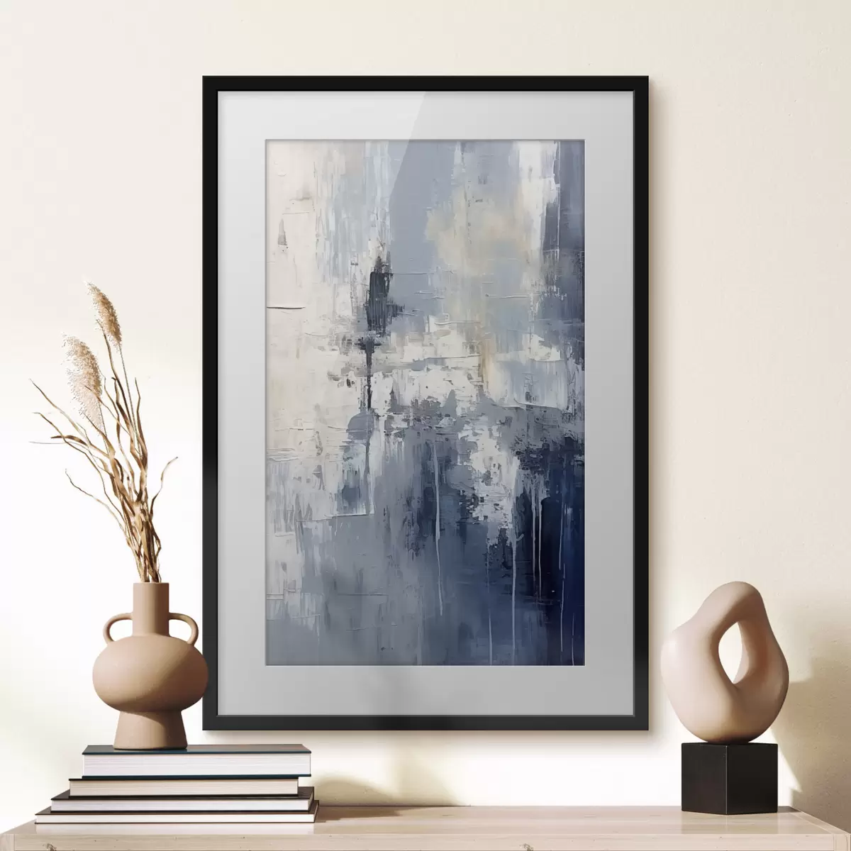 Poster Blaue Pause f38906