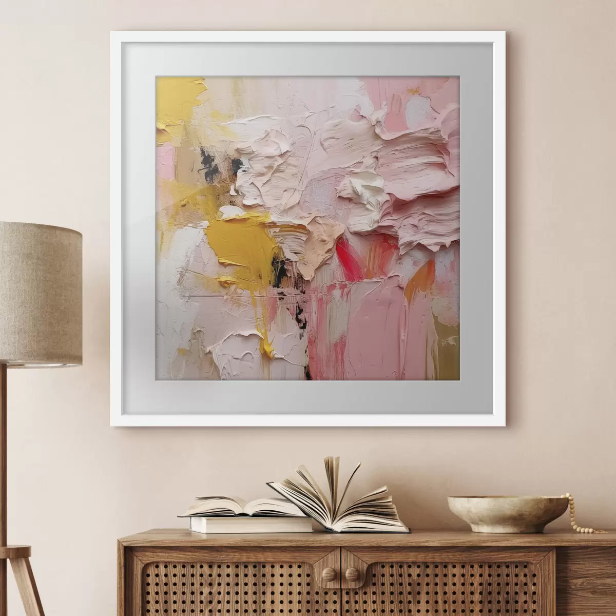 Poster Rosen und Hingabe f38916