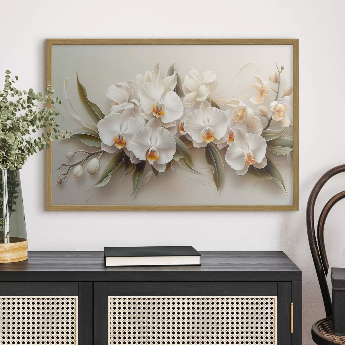 Poster Licht Orchideen f38704