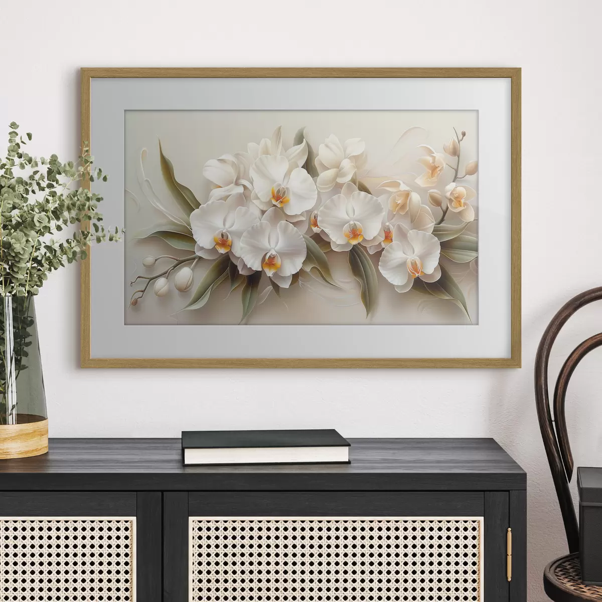 Poster Licht Orchideen f38704