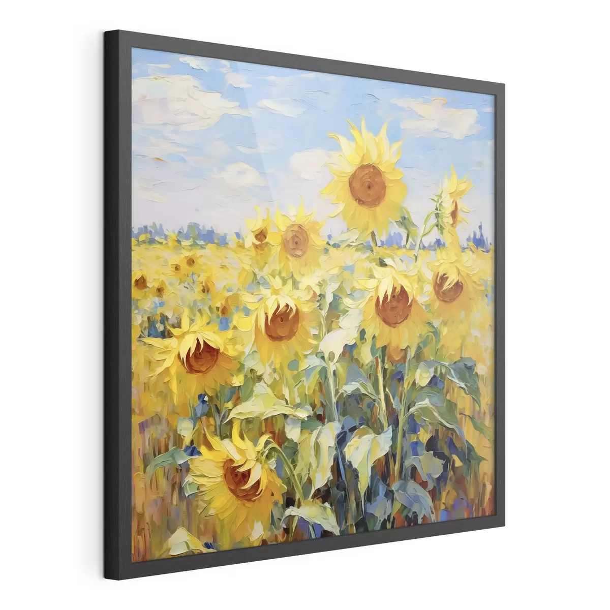 Poster Die Sonne wächst im Feld f38953