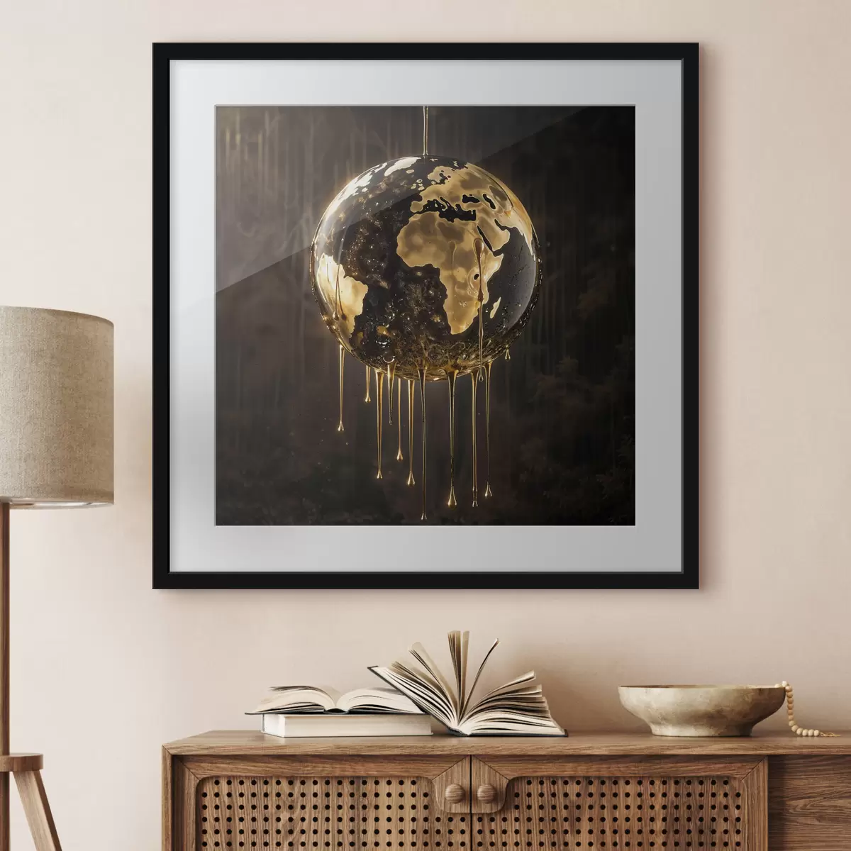 Poster Welt und Leuchten f38983