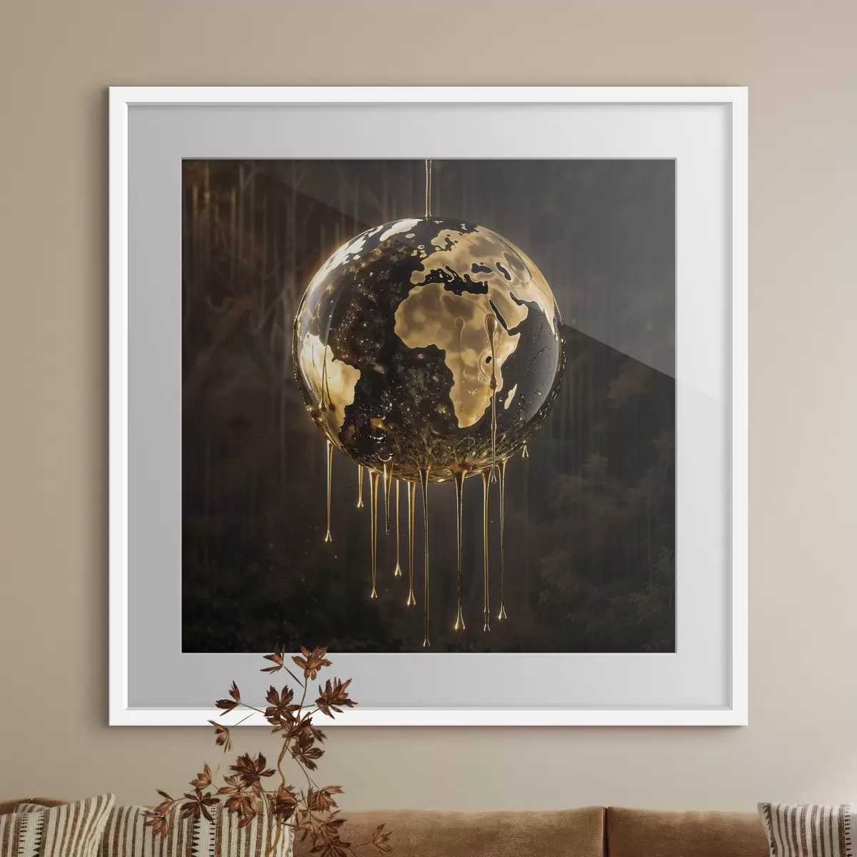 Poster Welt und Leuchten f38983