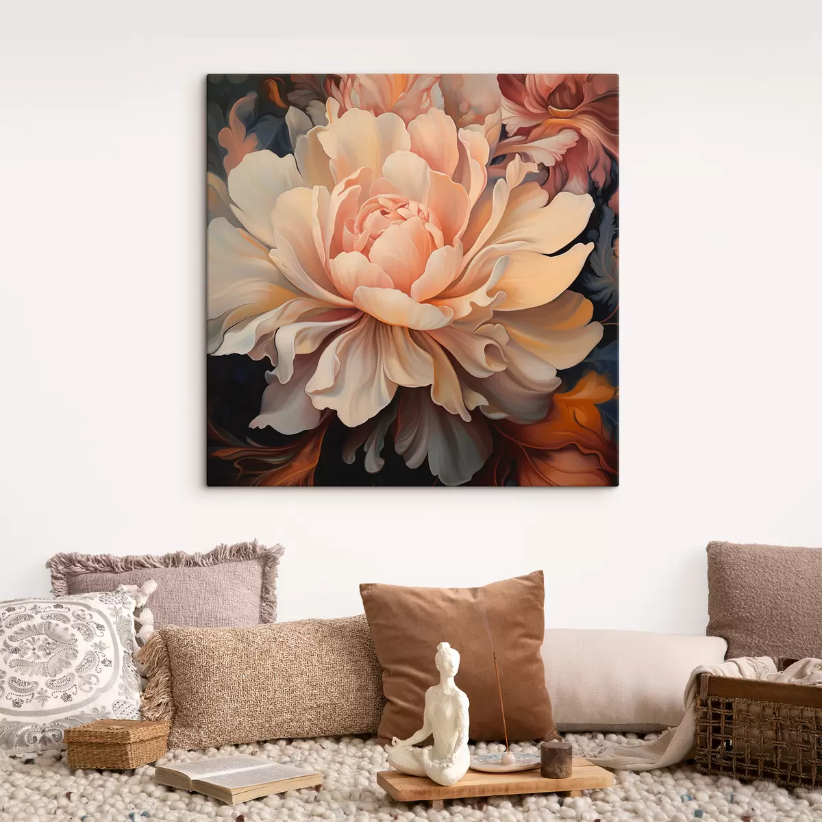 Fototapete Große abstrakte Blume s38991