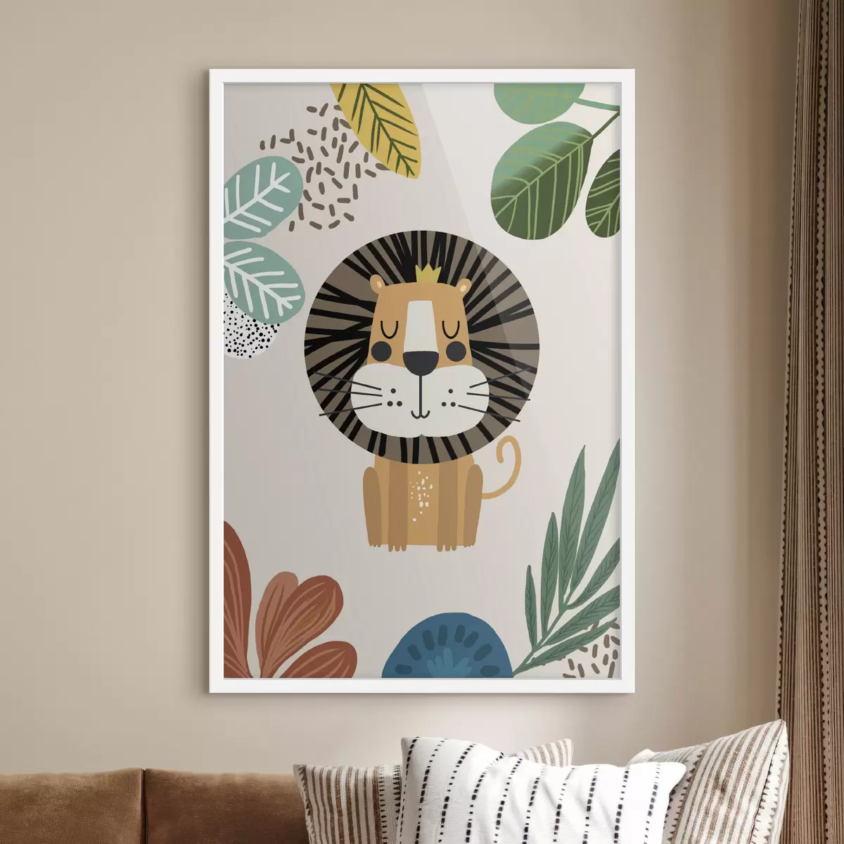 Poster Löwe und Traum f39095
