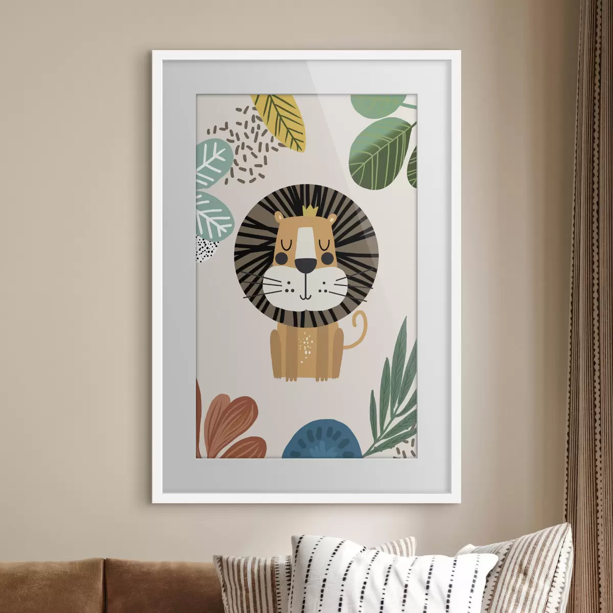 Poster Löwe und Traum f39095